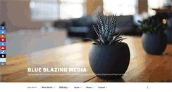 Desktop Screenshot of blueblazingmedia.com
