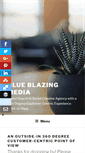Mobile Screenshot of blueblazingmedia.com